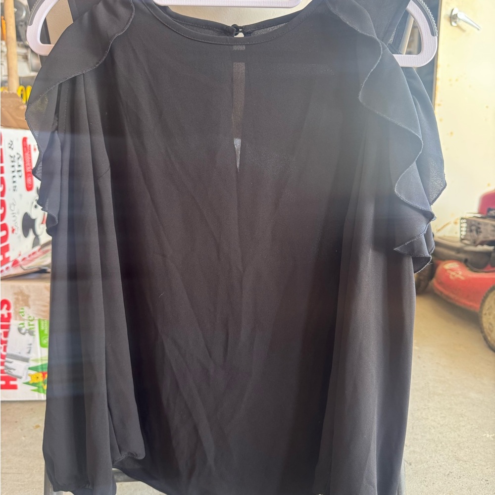 Elegant Black Women's Top
